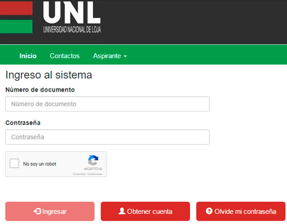 Asignación de Cupos UNL 2017 Resultados Universidad Nacional de Loja