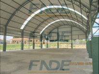 CONSTRUÇÃO DE COBERTURA DE QUADRA ESCOLAR