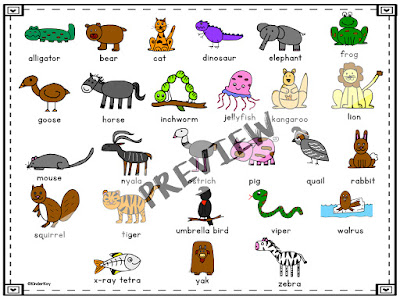 https://www.teacherspayteachers.com/Product/Alphabet-Animals-Directed-Drawing-3244236