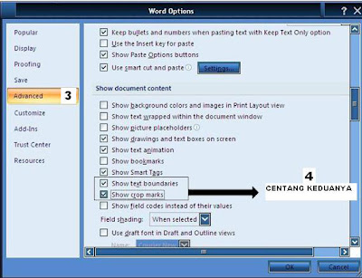 Cara Membuat Garis Kotak Putus-putus di Microsoft Word 2007