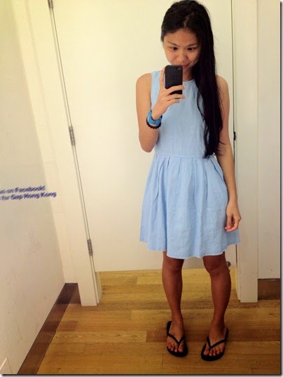 GAP little blue dress