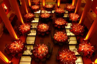 Wedding Decor, Salons Decorated in Red 2