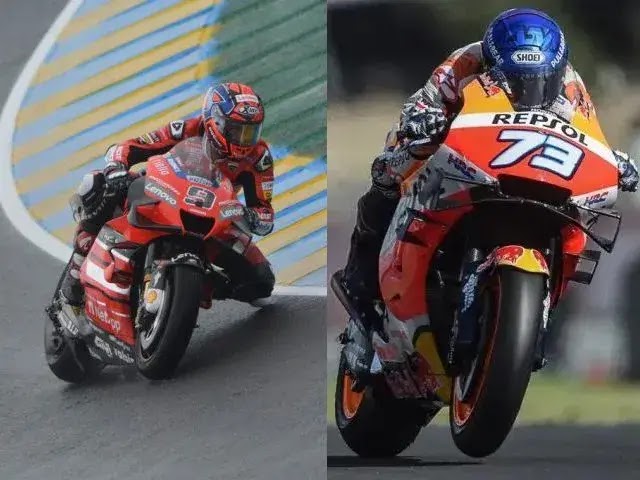 Danilo Petrucci dan Alex Marquez