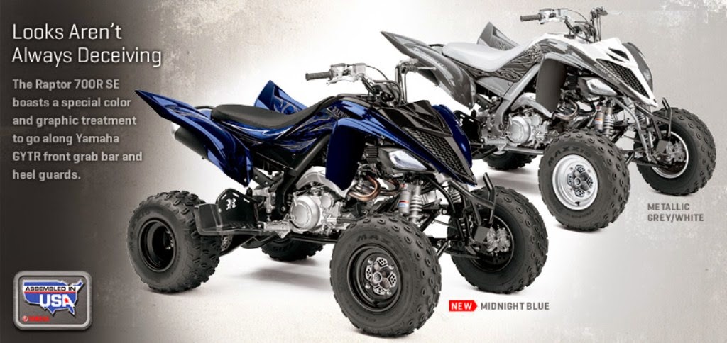 2014 Yamaha Raptor 700R SE