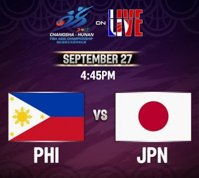 GILAS PHILIPPINES vs JAPAN - SEPTEMBER 27, 2015