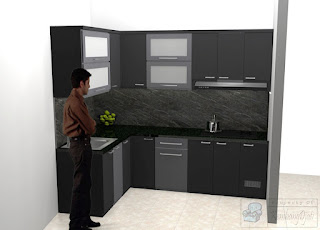 Kitchen Set Meja Granit Asli Semarang
