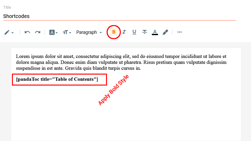 Add Table of Contents in Blogger