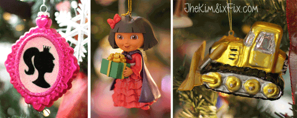 Character ornaments for kids