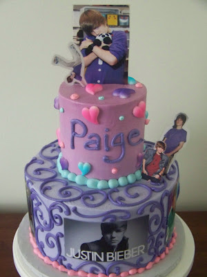 Justin Bieber Birthday Cake on Claudine  Justin Bieber Cake