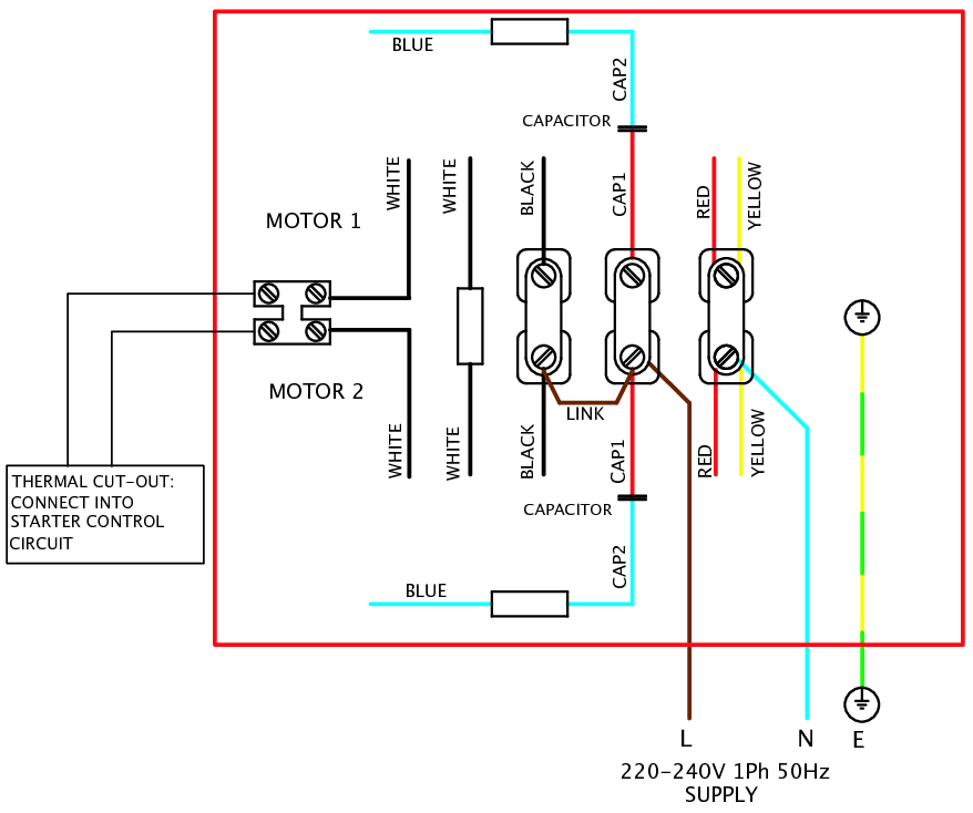 240 Single Phase Wiring Diagram