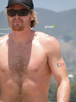 Everett Matthews Shirtless at the NVL Malibu 2011