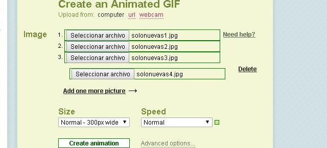 Hacer un Gif animado con picasion