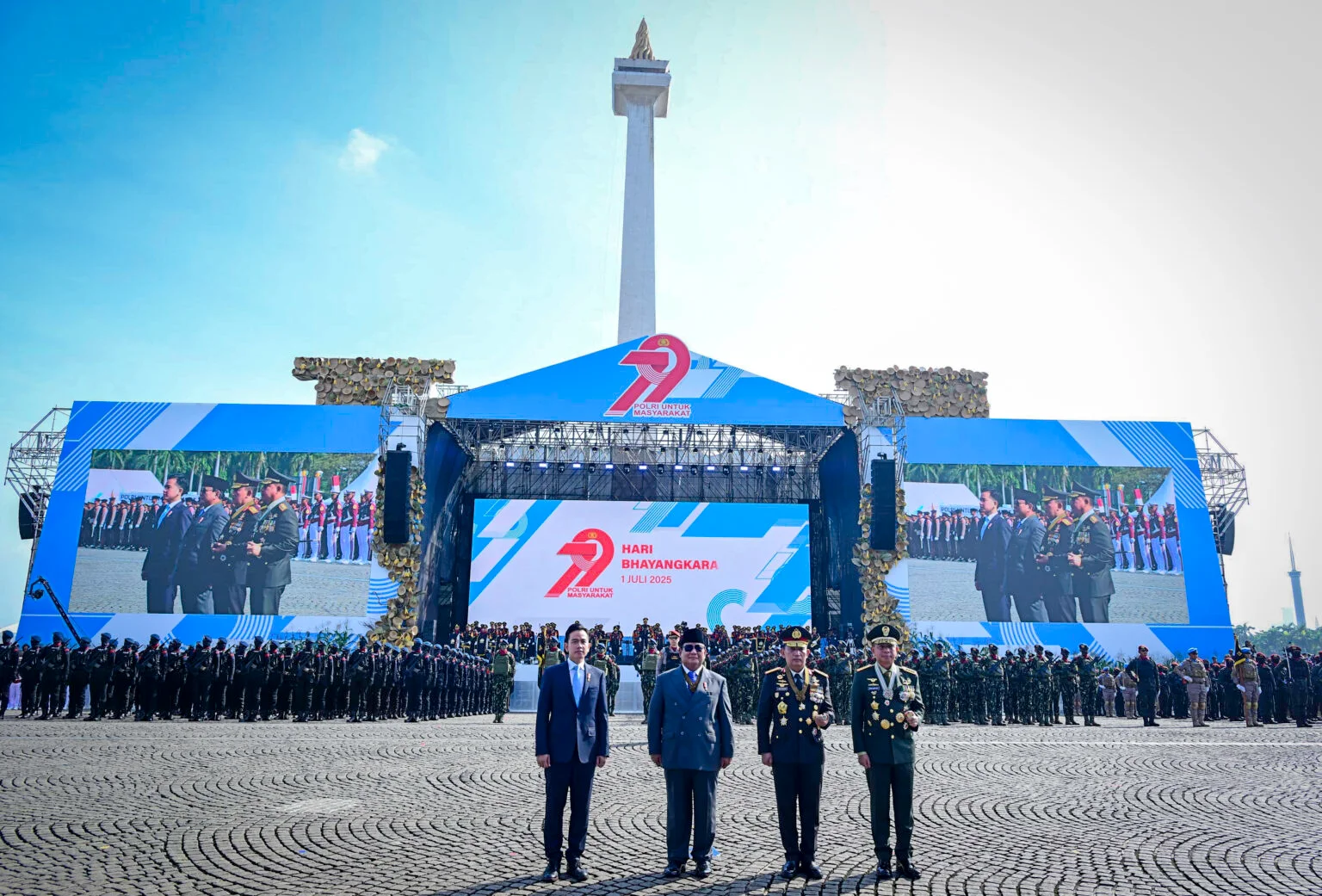 Prabowo di Hari Bhayangkara: Polri Harus Jadi Garda Keadilan dan Penjaga Rakyat