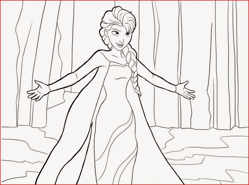 Download Coloring Pages: Elsa from Frozen Free Printable Coloring Pages