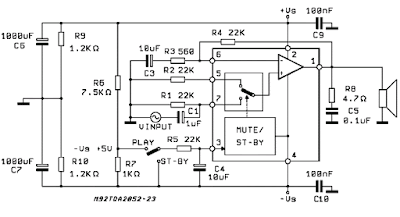 TDA2052 60 Watt Amplifier Circuit Diagram