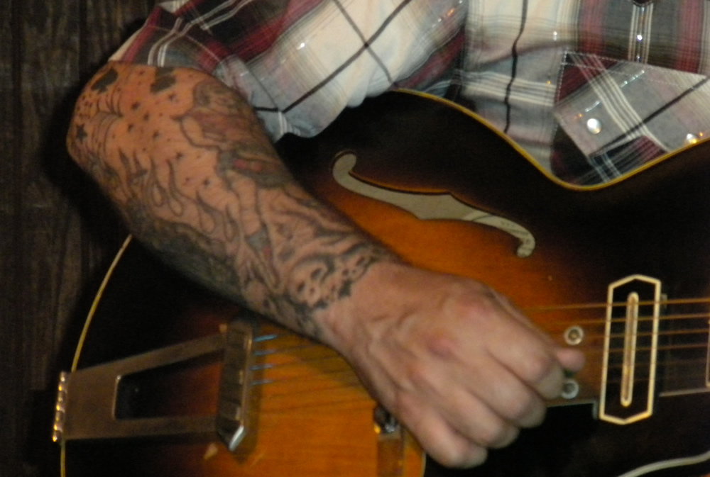 guitar tattoos for men