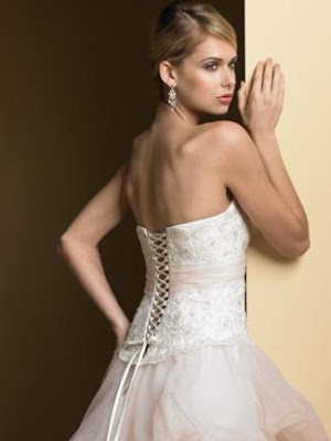 Mon Cheri wedding dresses, strapless dress, wedding gown