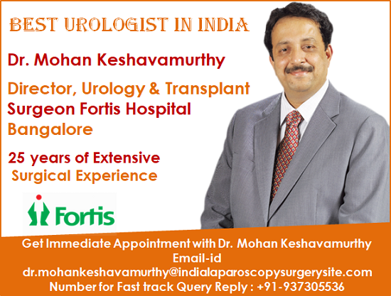 Benefits of Getting Treated By Dr. Mohan Keshavamurthy Best Urologist in Bangalore