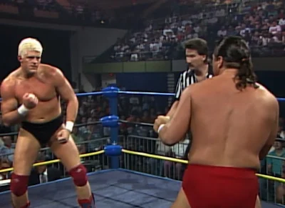 WCW Clash of the Champions XV Review: Dustin Rhodes vs. Terrence Taylor