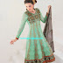 Anarkali Fancy Bridal Wear Frocks-Anarkali Embroidered Wedding Frock New Fashionable Dress for Girls