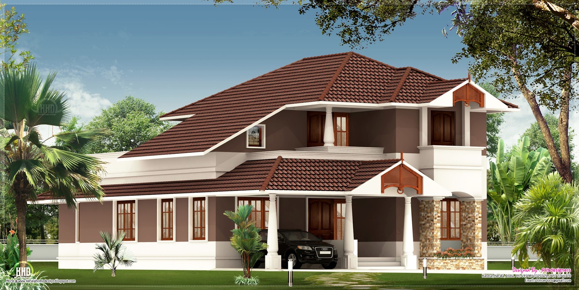 2100 sq feet house exterior design Kerala home design 