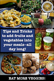 Increase your daily servings of fruits and vegetables with these easy tips and tricks.