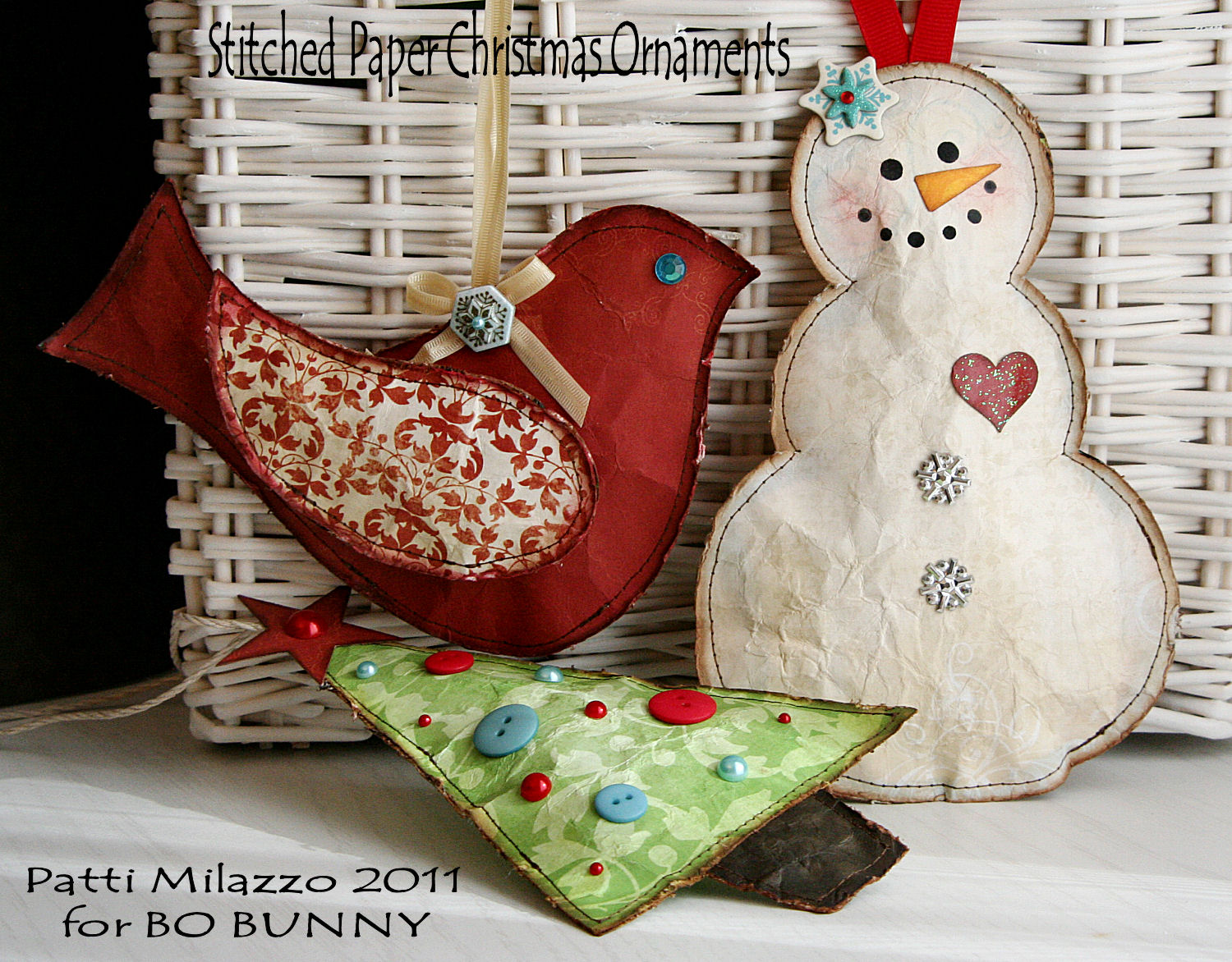 The BoBunny Blog Handmade  Christmas  Ornaments 