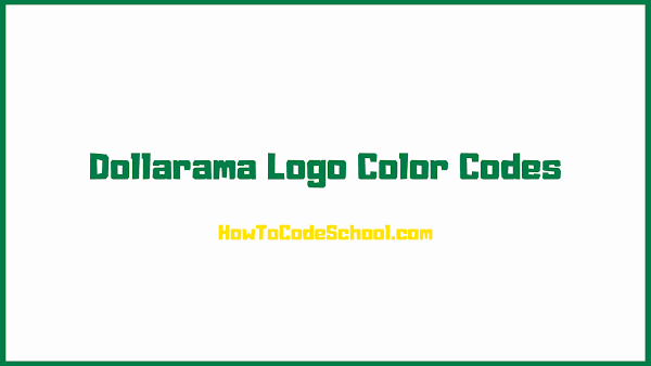 Dollarama Logo Color Codes