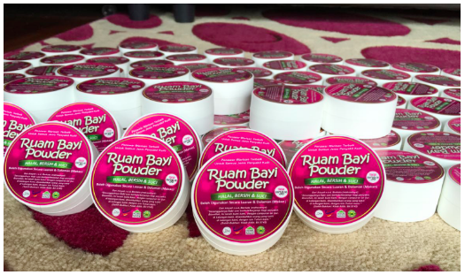 Ruam Bayi Powder / Bedak Ruam Bayi Penawar Penyakit Kulit 