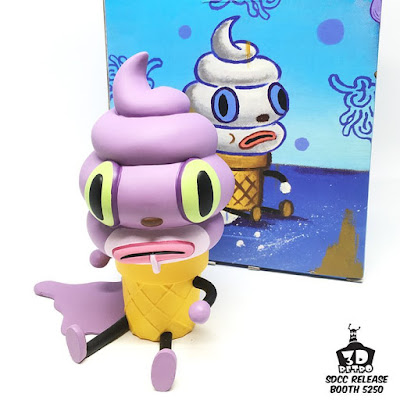 San Diego Comic-Con 2016 Exclusive Ube Flavor Creamy Vinyl Figure by Gary Baseman x 3DRetro