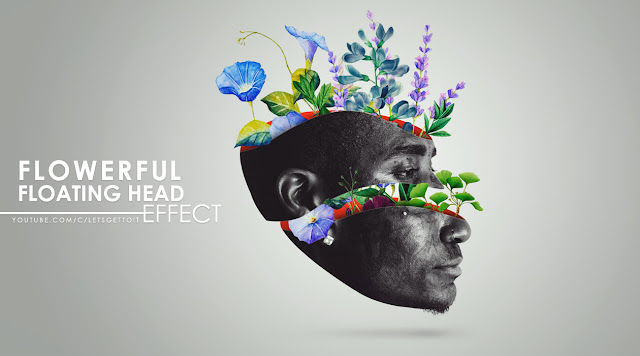 Photoshop Tutorial: Flowerful Floating Head Effect