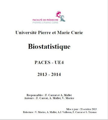 Biostatistique PACES - UE4 (Université Pierre et Marie Curie)