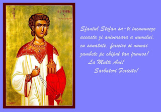 sf stefan, felicitari, urari, mesaje, felicitare, urare, la multi ani, felicitare virtuala, felicitare de aniversare, poze, imagini, 27 decembrie, stefan, la multi ani stefan, sfantul mucenic si arhidiacon stefan, 