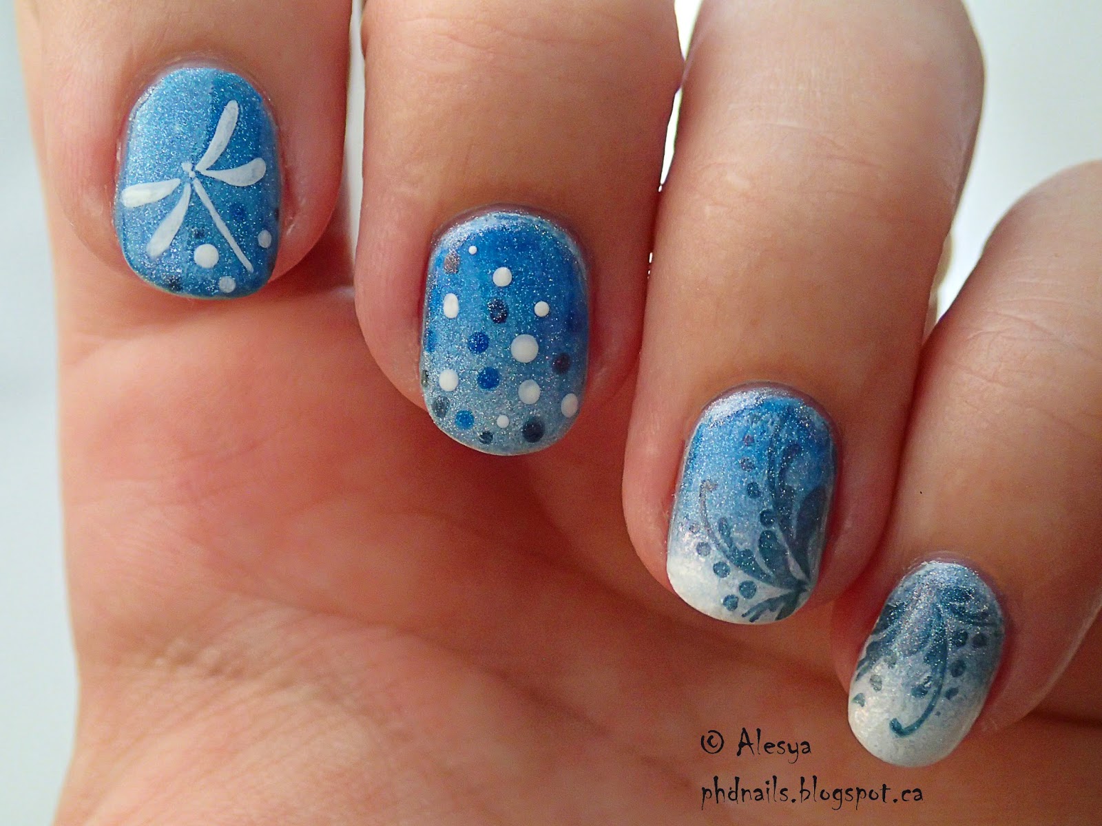 PhD nails: September Nail Art Challenge: Stamping Month! Day 8: Dragons