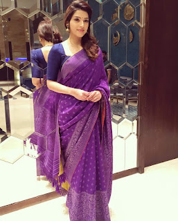 Mehreen Pirzada in Saree with Cute and Lovely Smile 1