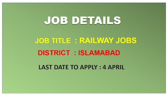  Pakistan Railways Islamabad Jobs 2021
