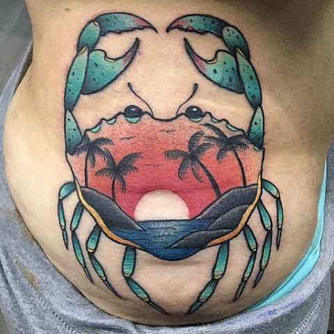 Summery Beach Tattoos For Your Own Tropic Thunder