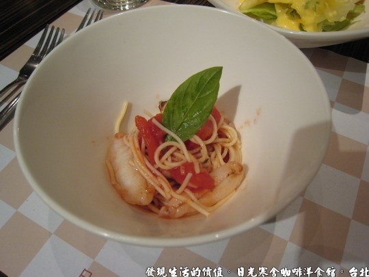 日光寒舍咖啡洋食館，開胃菜－天使蟹肉冷麵 