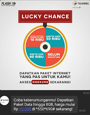  kali ane akan membagi warta perihal  Promo Telkomsel Terbaru Lucky Change