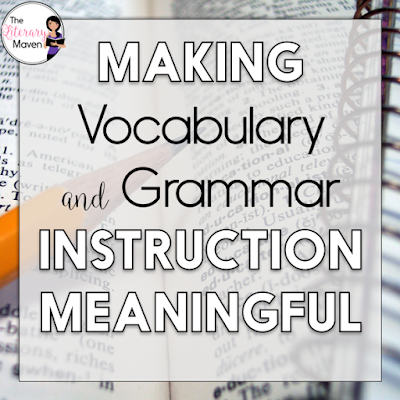 Having a strong vocabulary and a solid understanding of grammar will make students better readers and writers. This #2ndaryELA Twitter chat was all about vocabulary and grammar instruction. Middle school and high school English Language Arts teachers discussed how to integrate grammar into the rest of your curriculum and make lessons less boring. Teachers also shared .their approach to teach vocabulary and fun practice activities. Read through the chat for ideas to implement in your own classroom.