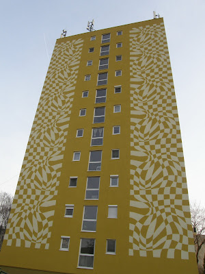 panel, Budapest, külváros, lakótelep, lakótelepek, op-art, panel, Pestszentlőrinc, Szent Lőrinc telep, Vasarely, XVIII. kerület