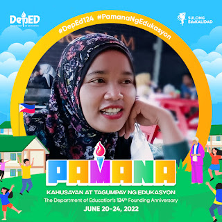 Frame Twibbon DepEd at 124 PAMANA 2022, Desain Keren