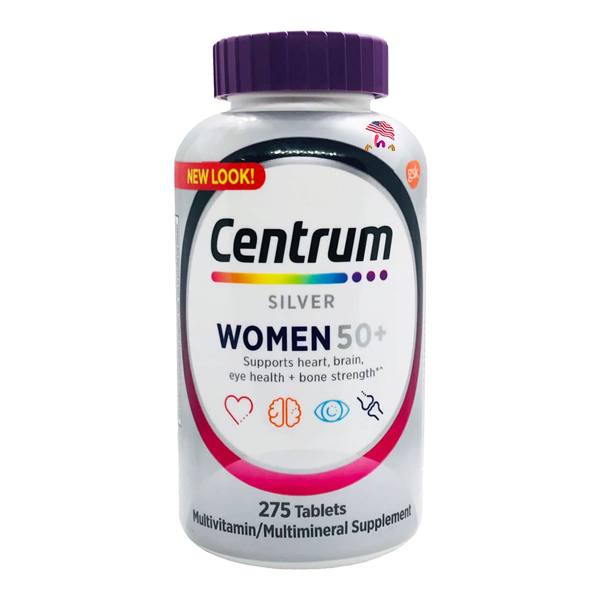 Vitamin dành cho phụ nữ trên 50 tuổi Centrum Silver Women 50+ 275 viên