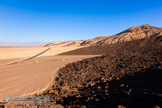 a photograph of lava flows at death valley national park