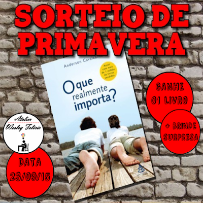 sorteio, livro, o que realmente importa, mimo, brinde, surpresa, atelier wesley felicio, artesanato, craft, handmade, seguidores do blog,