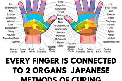 Every Finger Is Connected With 2 Organs: Japanese Methods For Curing In 5 Minutes