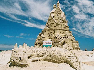 Sand sculptures in Lommel Photo Gallery