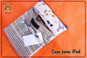 porta ipad tablet balaio de tigre artesanato