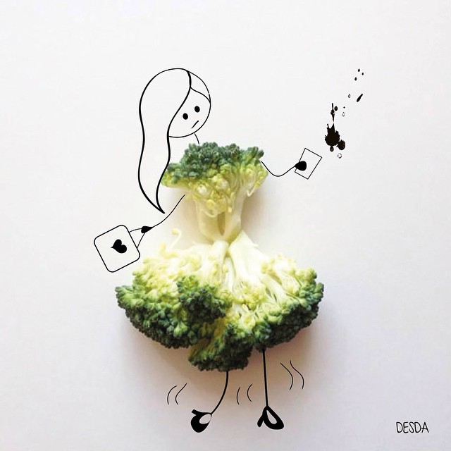 funny and cute photo illustrations by Clara Desda