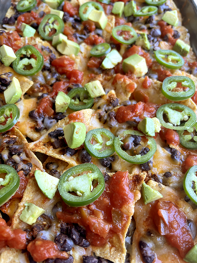 Vegetarian Oven Nachos